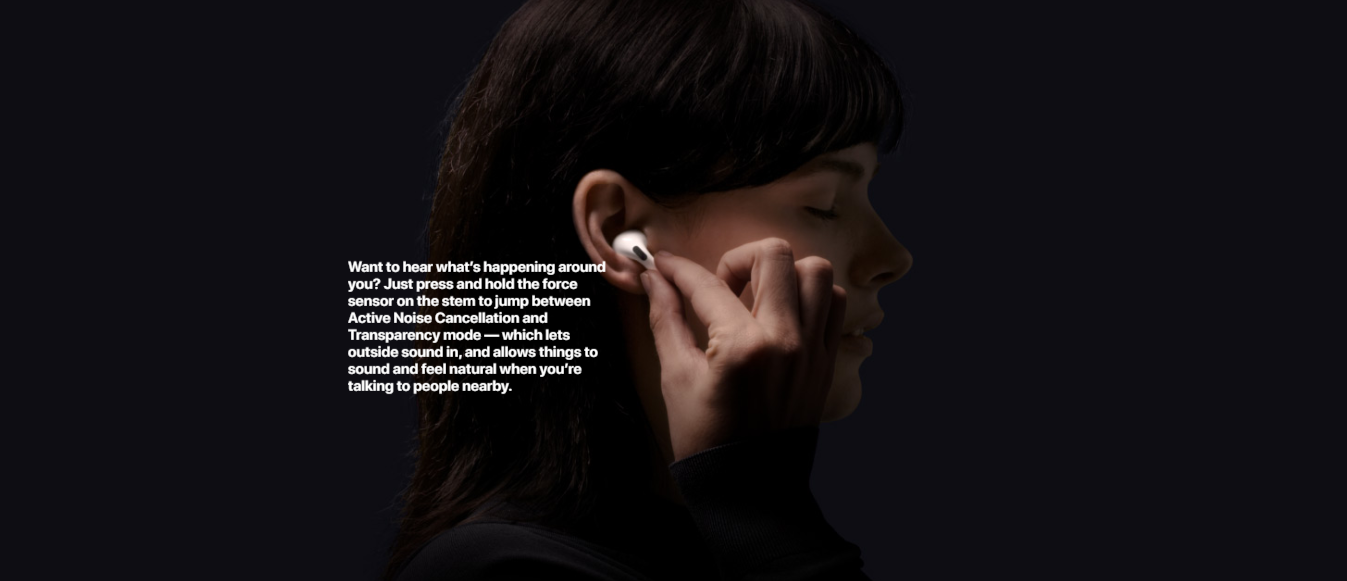 Features of the Apple AirPods Pro